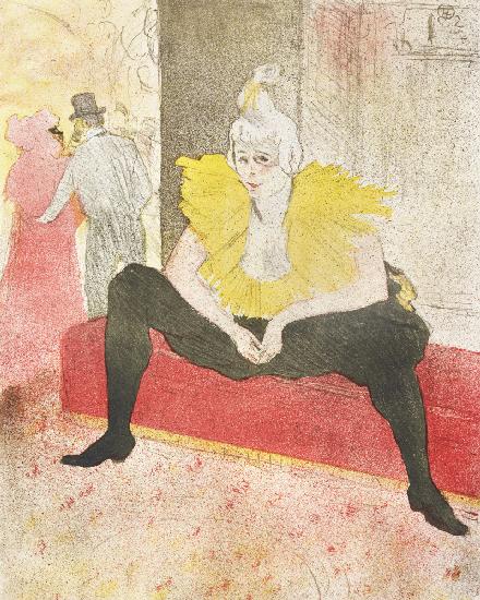 The Seated Clowness (miss Cha U Kao) (1896)