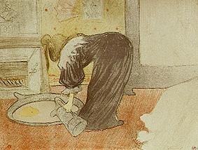 Mujer en el lavabo de Henri de Toulouse-Lautrec