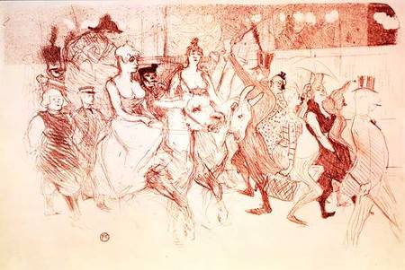 A Gala at the Moulin Rouge de Henri de Toulouse-Lautrec
