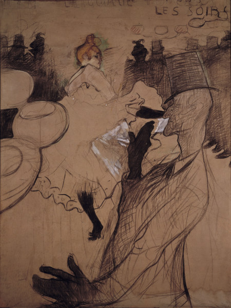 Goulue and Valentin de Henri de Toulouse-Lautrec