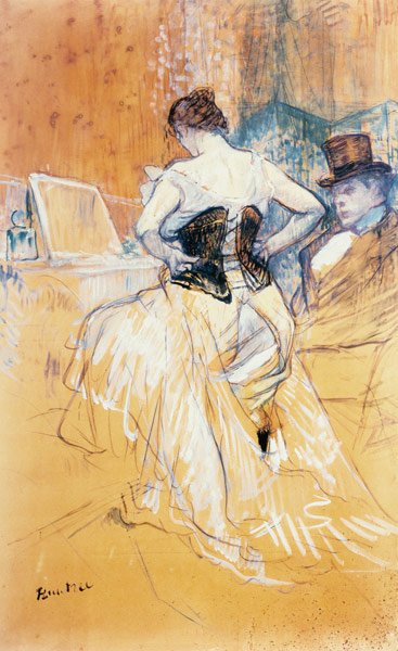 Woman with corset de Henri de Toulouse-Lautrec