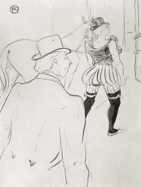 Behind the Scenes de Henri de Toulouse-Lautrec