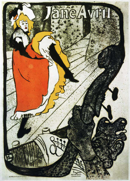 Jane Avril Poster de Henri de Toulouse-Lautrec