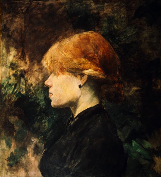 Red-haired woman de Henri de Toulouse-Lautrec