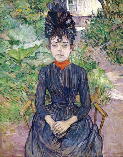 Justine Dieuhl de Henri de Toulouse-Lautrec