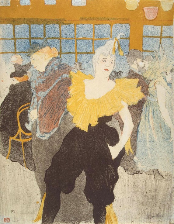 La Clownesse in the Moulin Rouge de Henri de Toulouse-Lautrec
