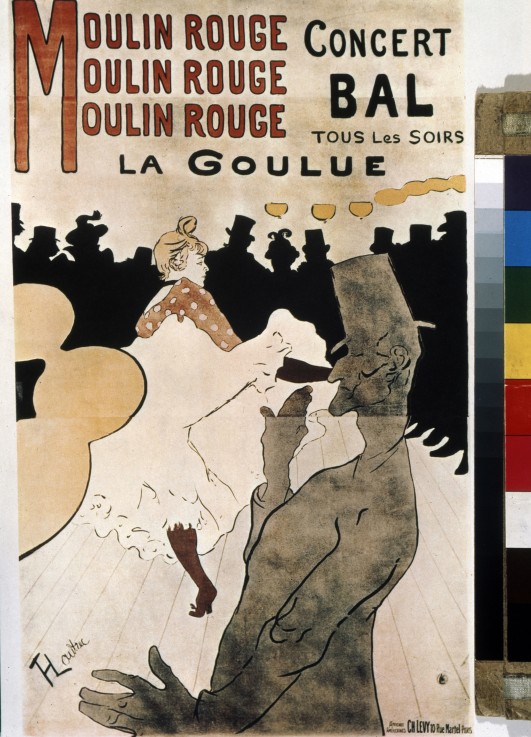 La Goulue au Moulin Rouge (Poster) de Henri de Toulouse-Lautrec