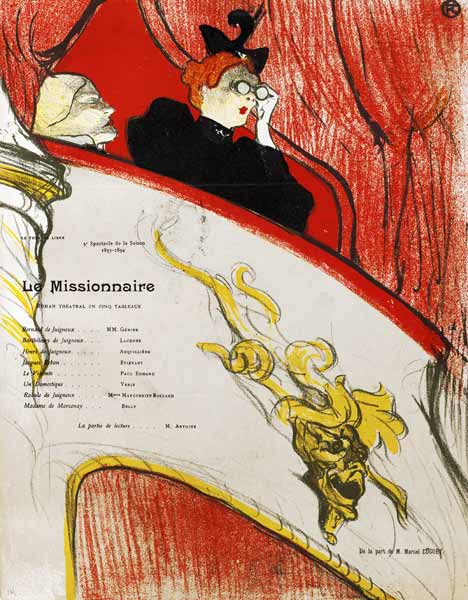 Le Missionaire (Poster) de Henri de Toulouse-Lautrec
