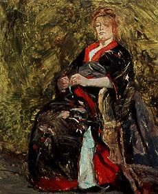 Lily Grenier in the kimono. de Henri de Toulouse-Lautrec