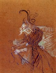 Mademoiselle liana de Lancy de Henri de Toulouse-Lautrec