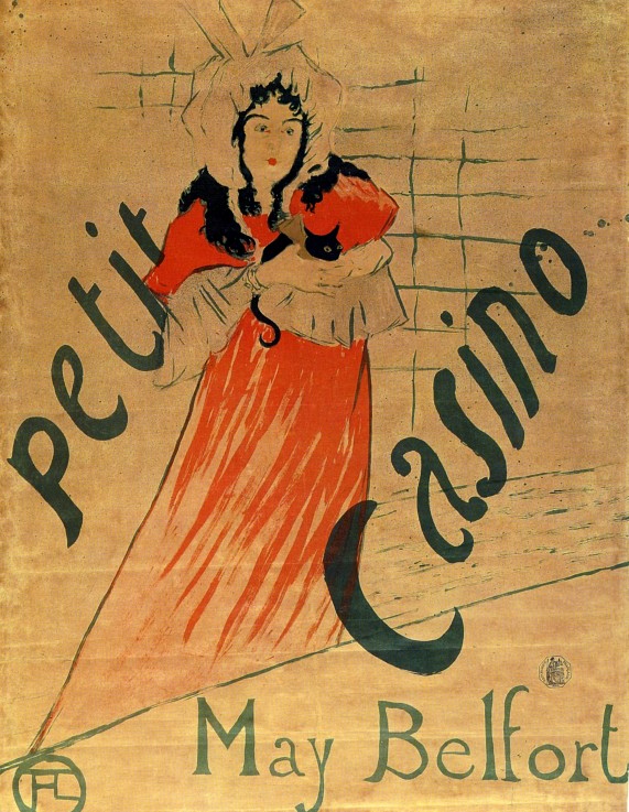 May Belfort, Petit Casino (Poster) de Henri de Toulouse-Lautrec