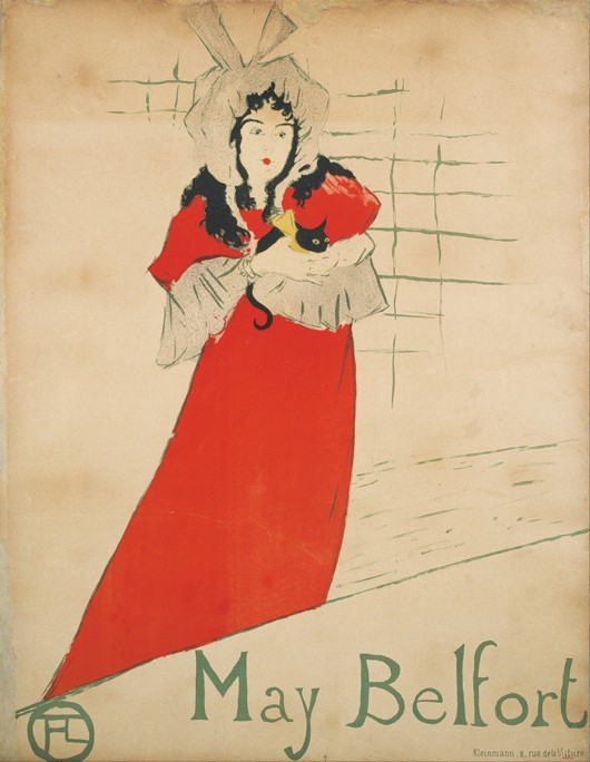 May Belfort (Poster) de Henri de Toulouse-Lautrec