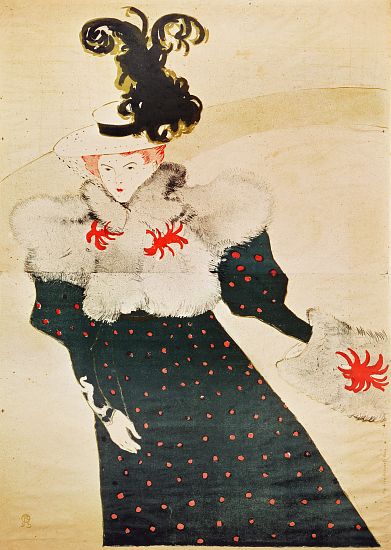 Poster advertising 'La Revue Blanche' de Henri de Toulouse-Lautrec