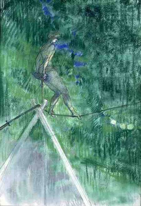 The Rope Dancer de Henri de Toulouse-Lautrec
