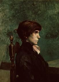 Sedentary young woman. de Henri de Toulouse-Lautrec