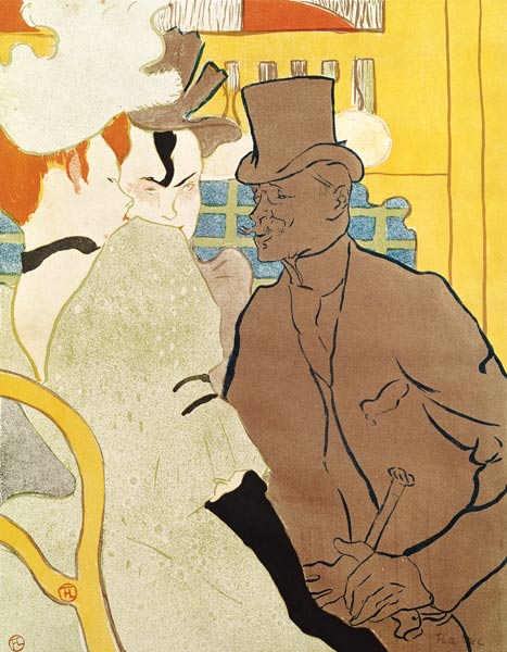 The Englishman at the Moulin Rouge de Henri de Toulouse-Lautrec
