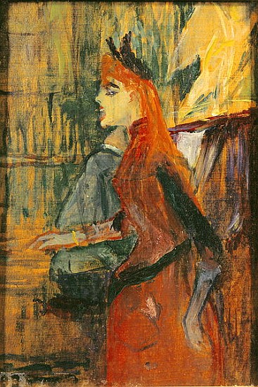 The Singing Lesson de Henri de Toulouse-Lautrec