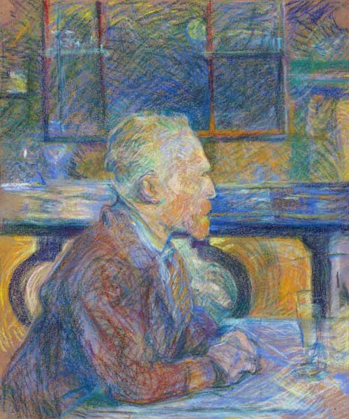 Portrait of Vincent van Gogh de Henri de Toulouse-Lautrec