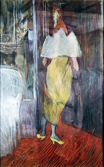 Woman Entering a Box at the Theatre de Henri de Toulouse-Lautrec