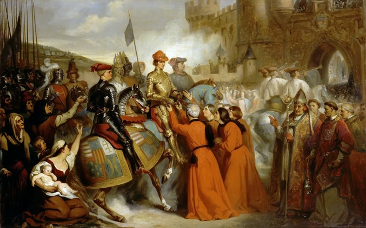 Entry of Charles VII into Rouen, 10 November 1449 de Henri Decaisne