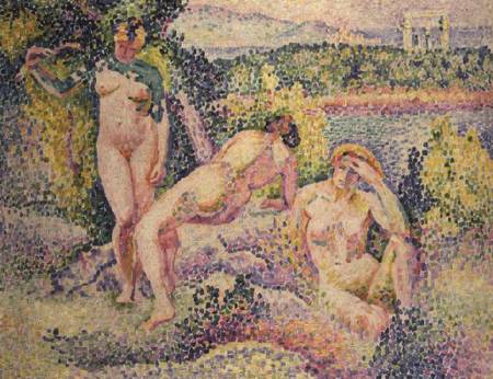 Three Nudes de Henri-Edmond Cross
