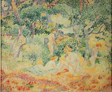 Nudes in a Wood de Henri-Edmond Cross