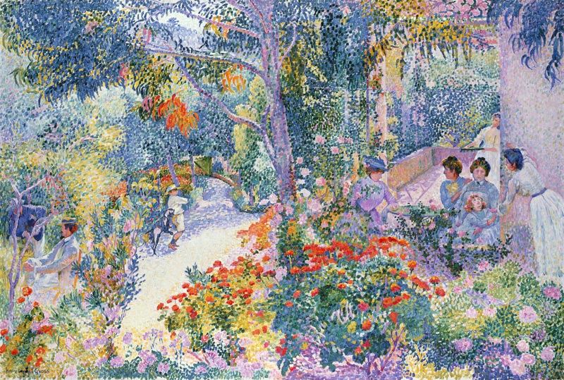 Afternoon in the Garden de Henri Edmond Cross