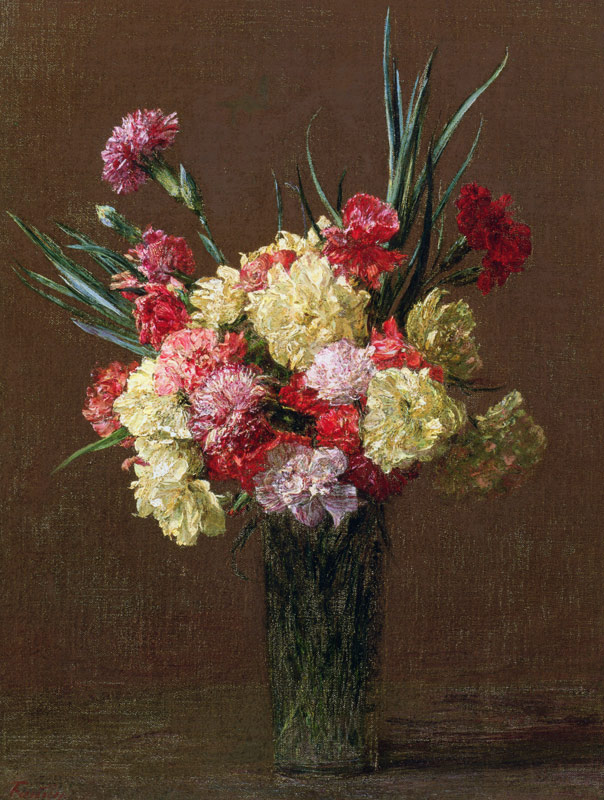 Carnations de Henri Fantin-Latour