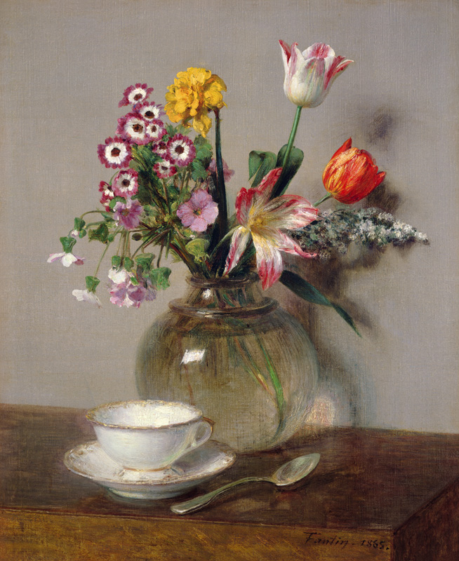 Spring Bouquet de Henri Fantin-Latour