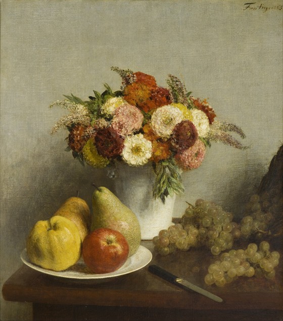 Flowers and Fruit de Henri Fantin-Latour