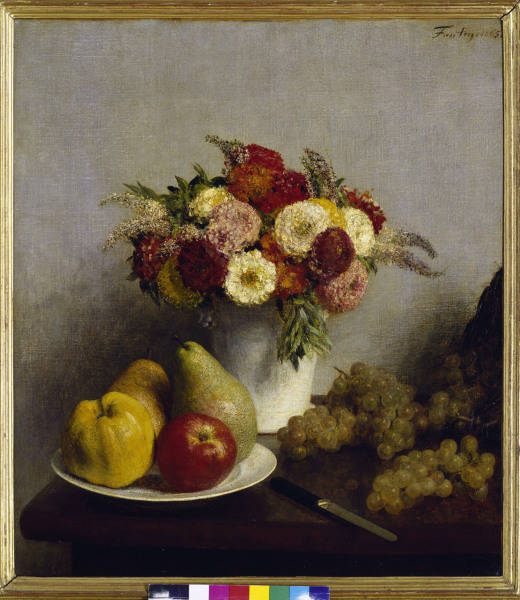 Fantin-Latour / Flowers and fruits/ 1865 de Henri Fantin-Latour