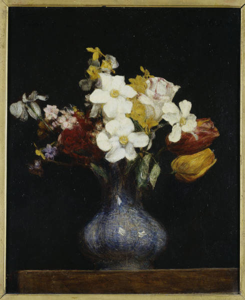 H.Fantin-Latour / Daffodils and tulips de Henri Fantin-Latour