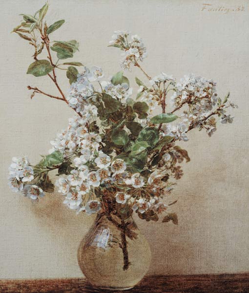Pear Blossom de Henri Fantin-Latour