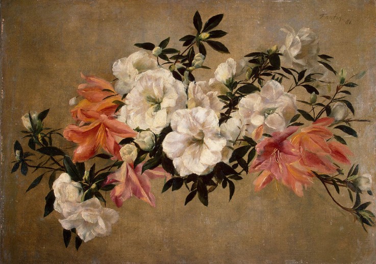 Petunias de Henri Fantin-Latour