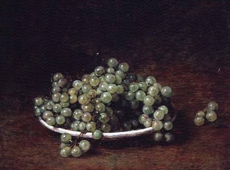 Still Life of Small Grapes de Henri Fantin-Latour