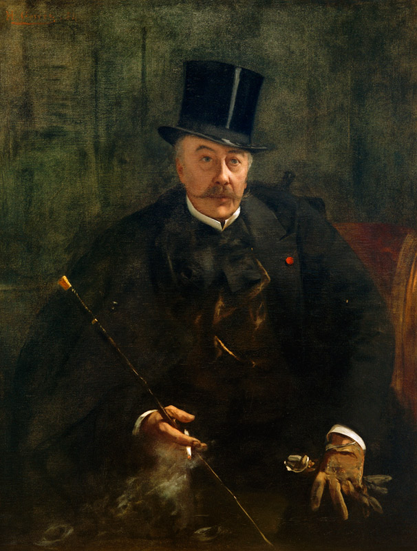Porträt Alfred Stevens. de Henri Gervex