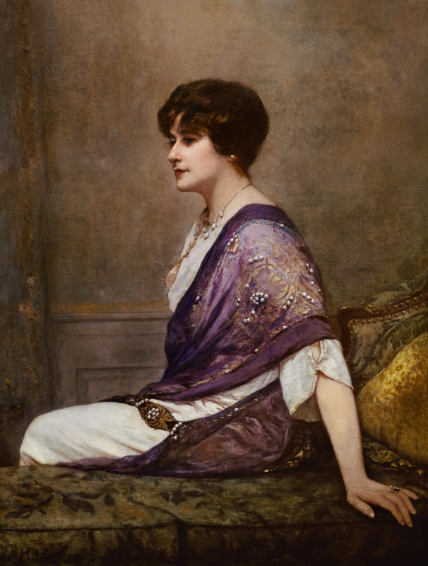 Portrait of the Couturier Madame Paquin (1869-1936) de Henri Gervex