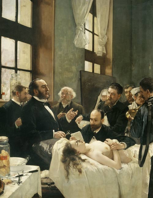 Before the Operation, or Doctor Pean teaching at Saint-Louis hospital de Henri Gervex