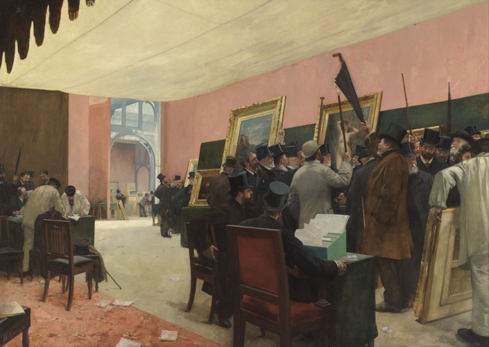 A Session of the Painting Jury de Henri Gervex