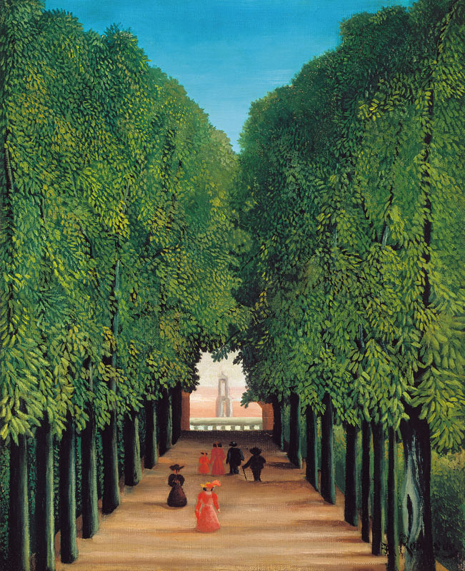 The Avenue in Saint-Cloud Park de Henri Julien-Félix Rousseau