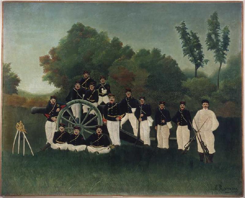 The artillerymans de Henri Julien-Félix Rousseau