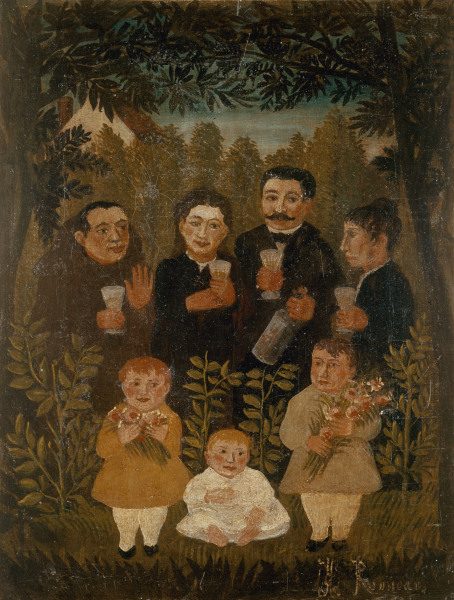 H. Rousseau/ United Family / 1896 de Henri Julien-Félix Rousseau