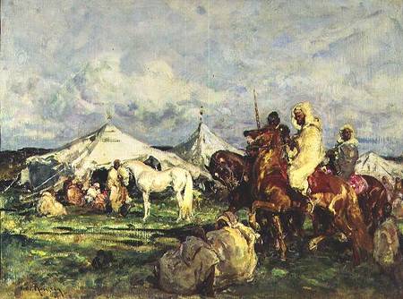 The Horsemen de Henri Julien-Félix Rousseau