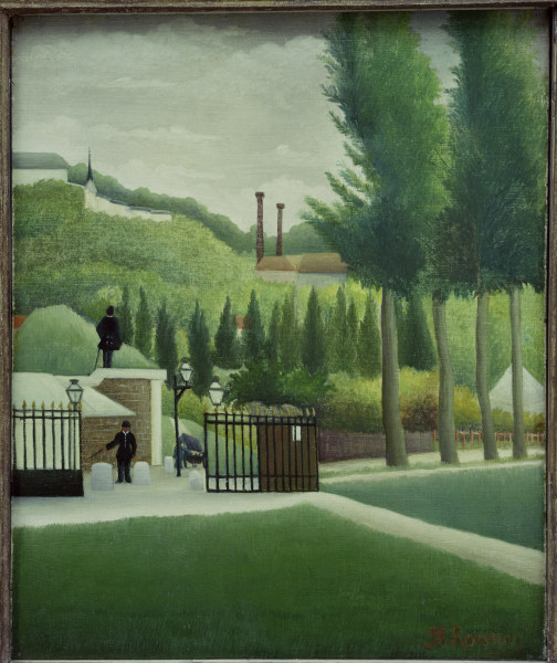 H.Rousseau, The Toll Gate de Henri Julien-Félix Rousseau