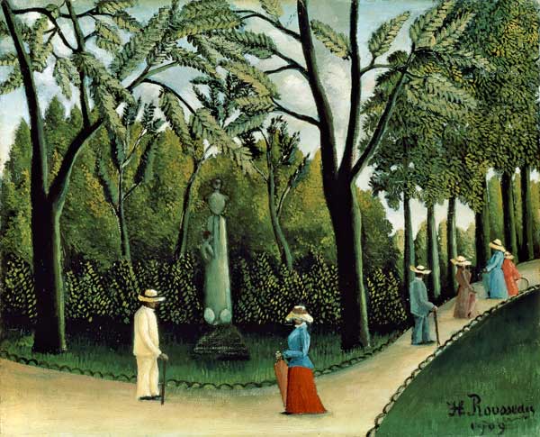 Jardines de cascadas de Henri Julien-Félix Rousseau
