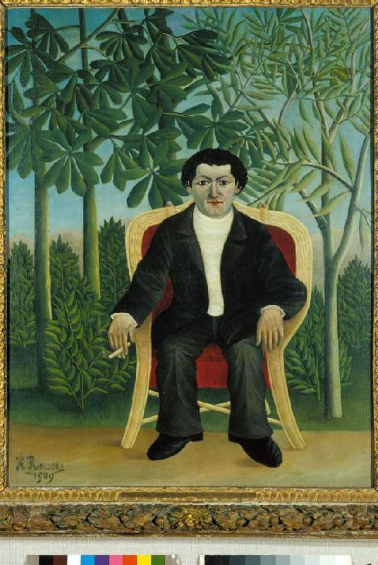 Portrait of Joseph Brummer de Henri Julien-Félix Rousseau