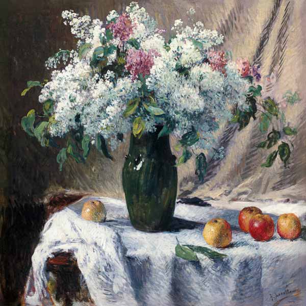 Vase of flowers de Henri Lerolle