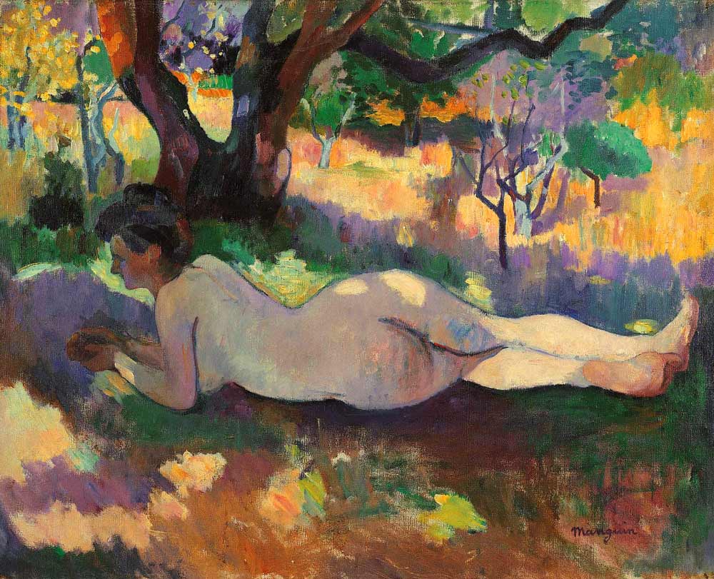 Nude under the Trees (Nu sous les arbres) de Henri Manguin