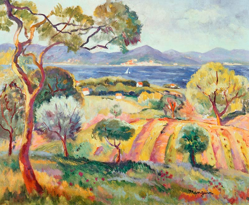 The Gulf of St. Tropez, c.1918 de Henri Manguin