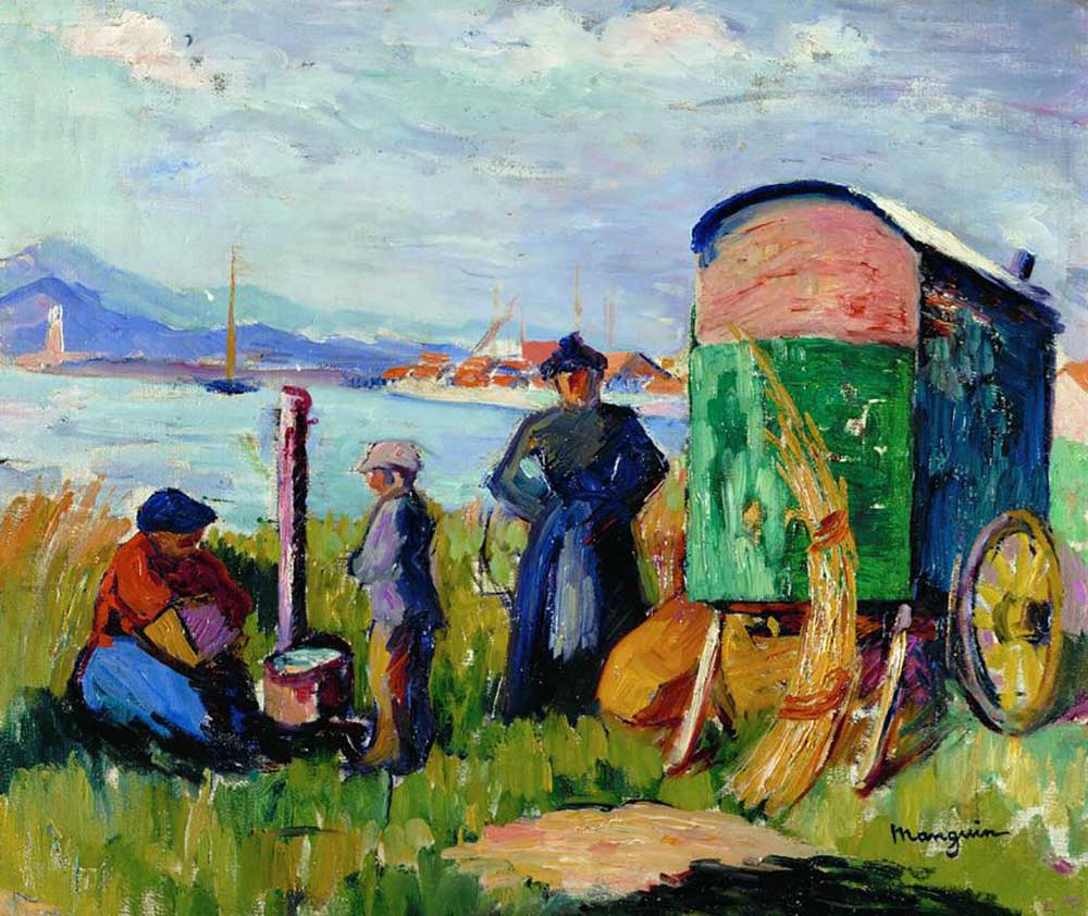 The gypsy wagon de Henri Manguin